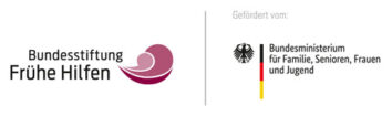Logos Bundesstiftung Frühe Hilfen und BMFSFJ